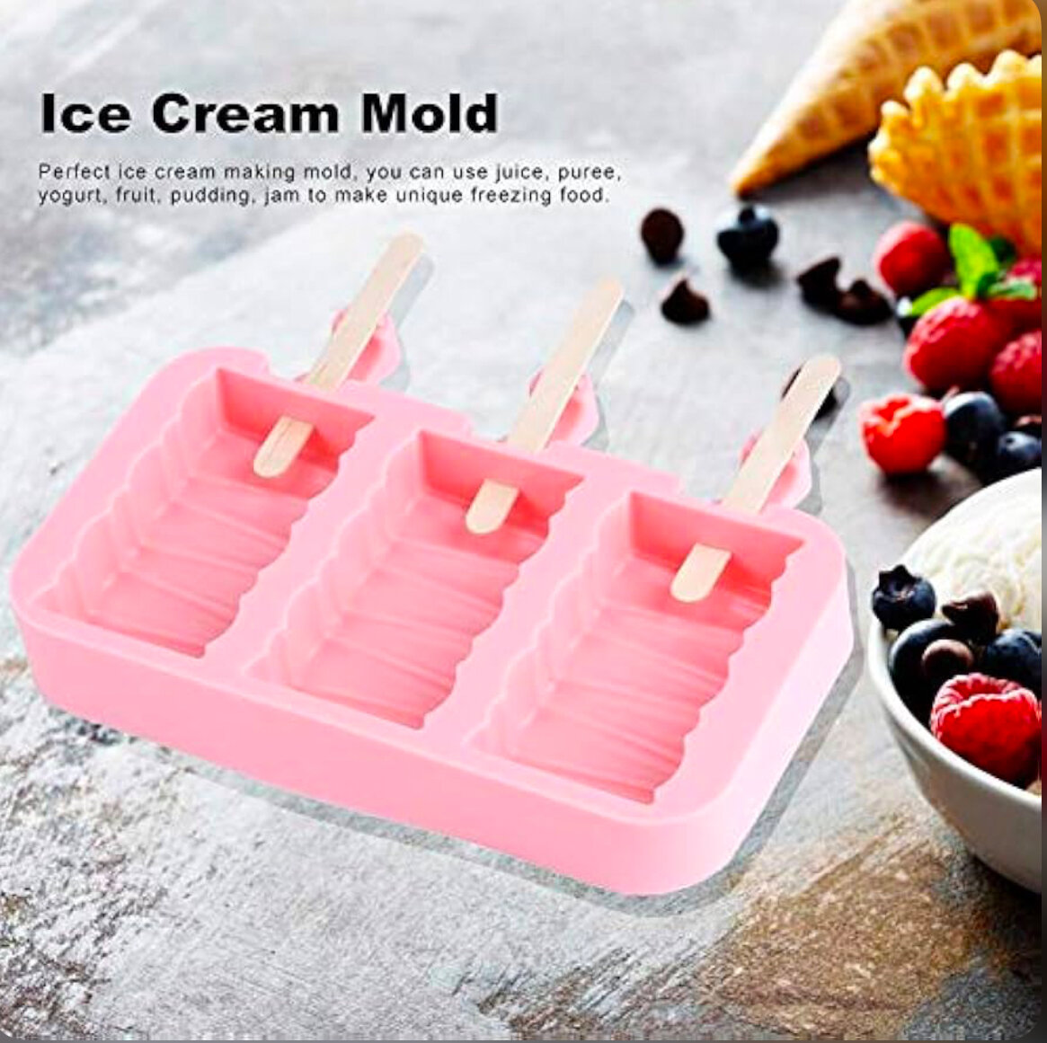 Moule à glaces en silicone