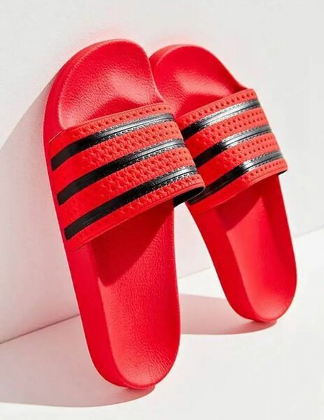 Mules Adidas rouges