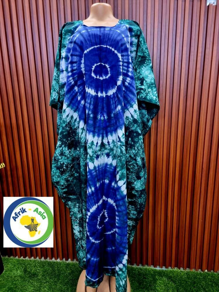 Robe Caftan Tie-Dye Bohème