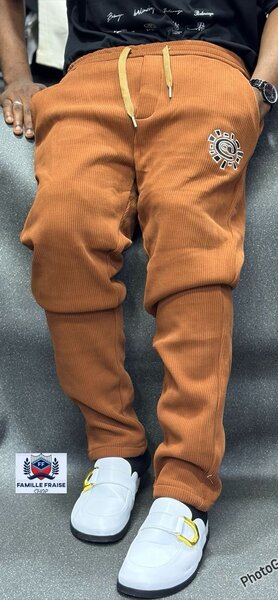 Pantalon jogger orange