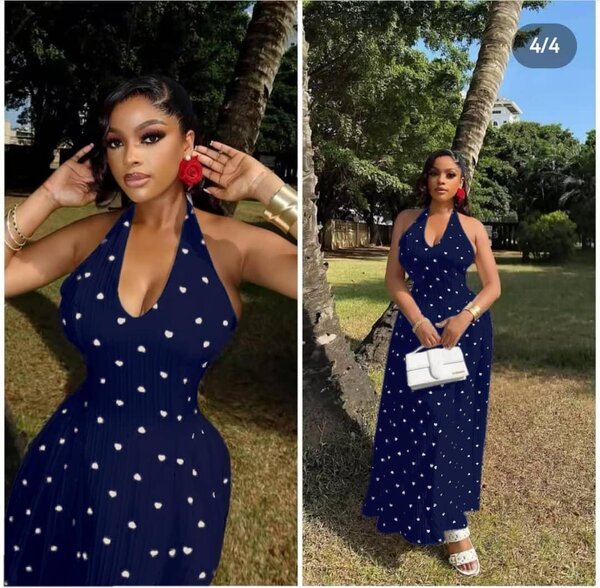 Robe d'été à pois élégante