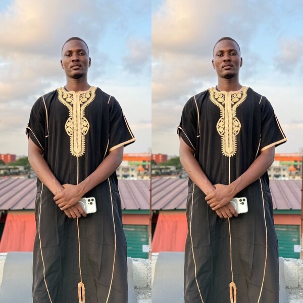 Boubou marocain homme femme