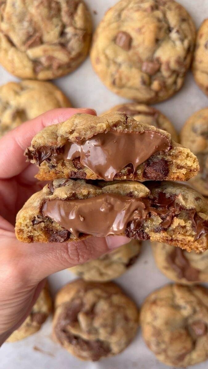 Cookies fourrés au chocolat