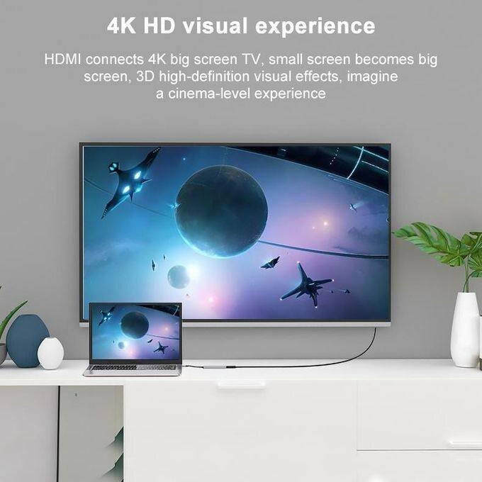 Adaptateur USB-C Multiport - HDMI, USB 3.0, pour MacBook et PC