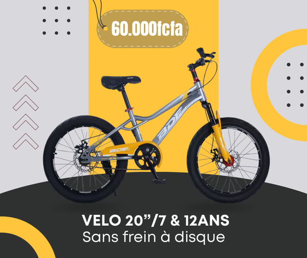 Vélo 20" Enfant 7-12 Ans