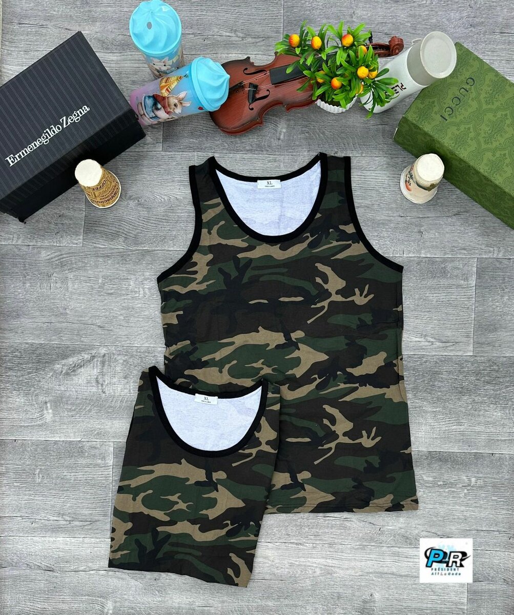 Débardeur camouflage homme