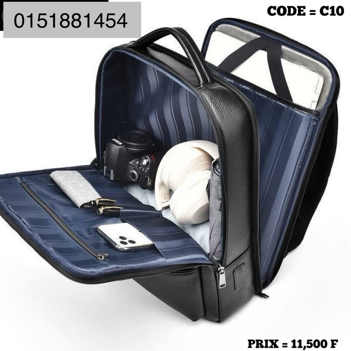 Sac à dos en cuir moderne