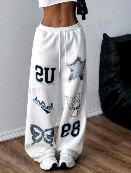 Sweatpants SHEIN avec motifs imprimés