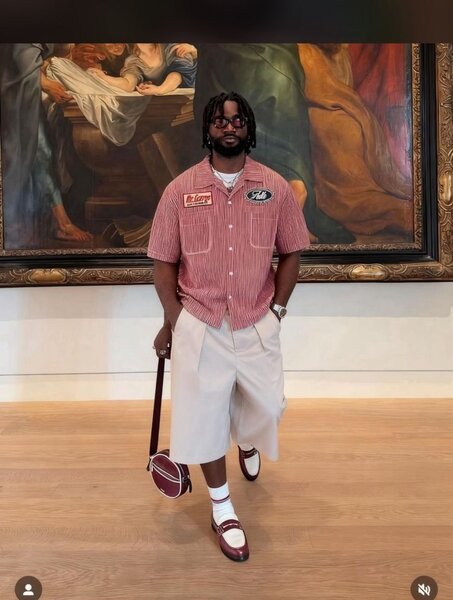 Chemise rayée vintage décontractée