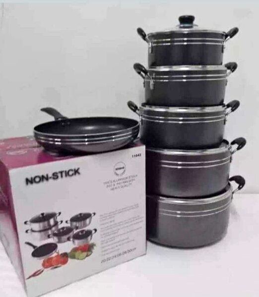 Ensemble de casseroles antiadhésives en acier inoxydable