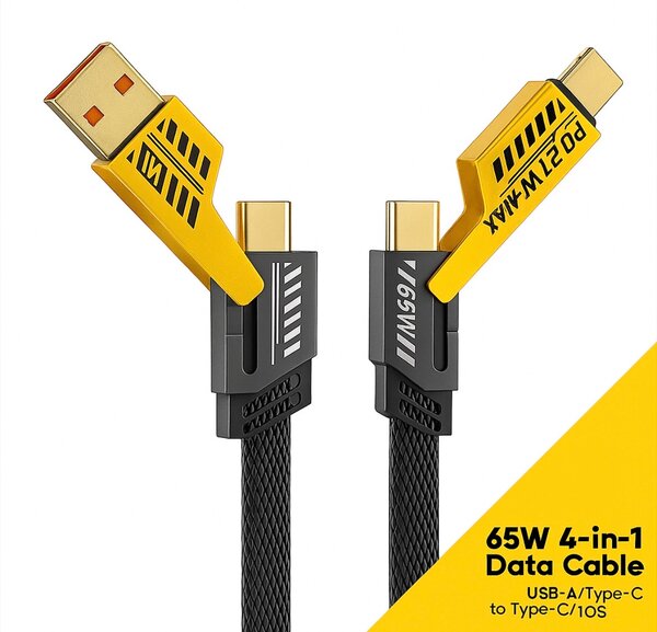 Câble de Charge 4-en-1 65W