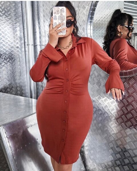 Robe Midi Élégante Femme