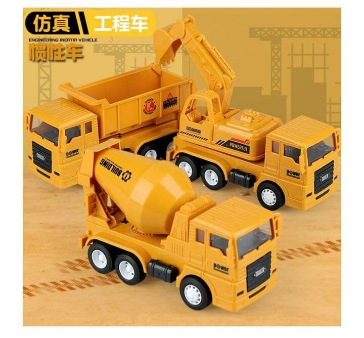 Camion jouet enfant 3 pièces