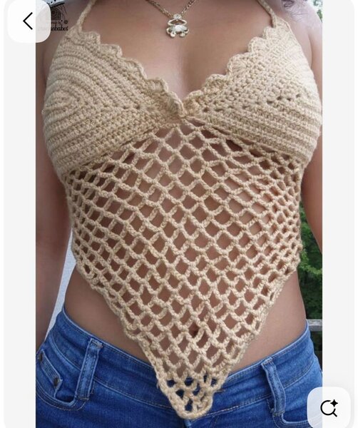 Haut crochet bohème chic