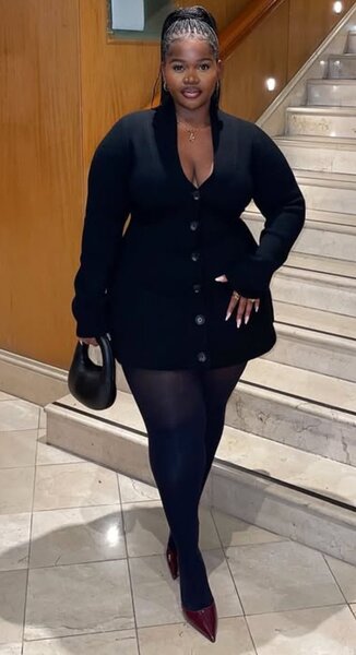 Collant noir opaque pour femme