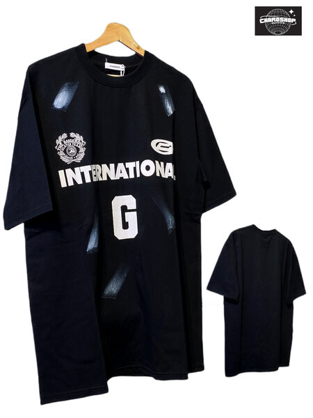 T-shirt noir INTERNATIONAL G homme