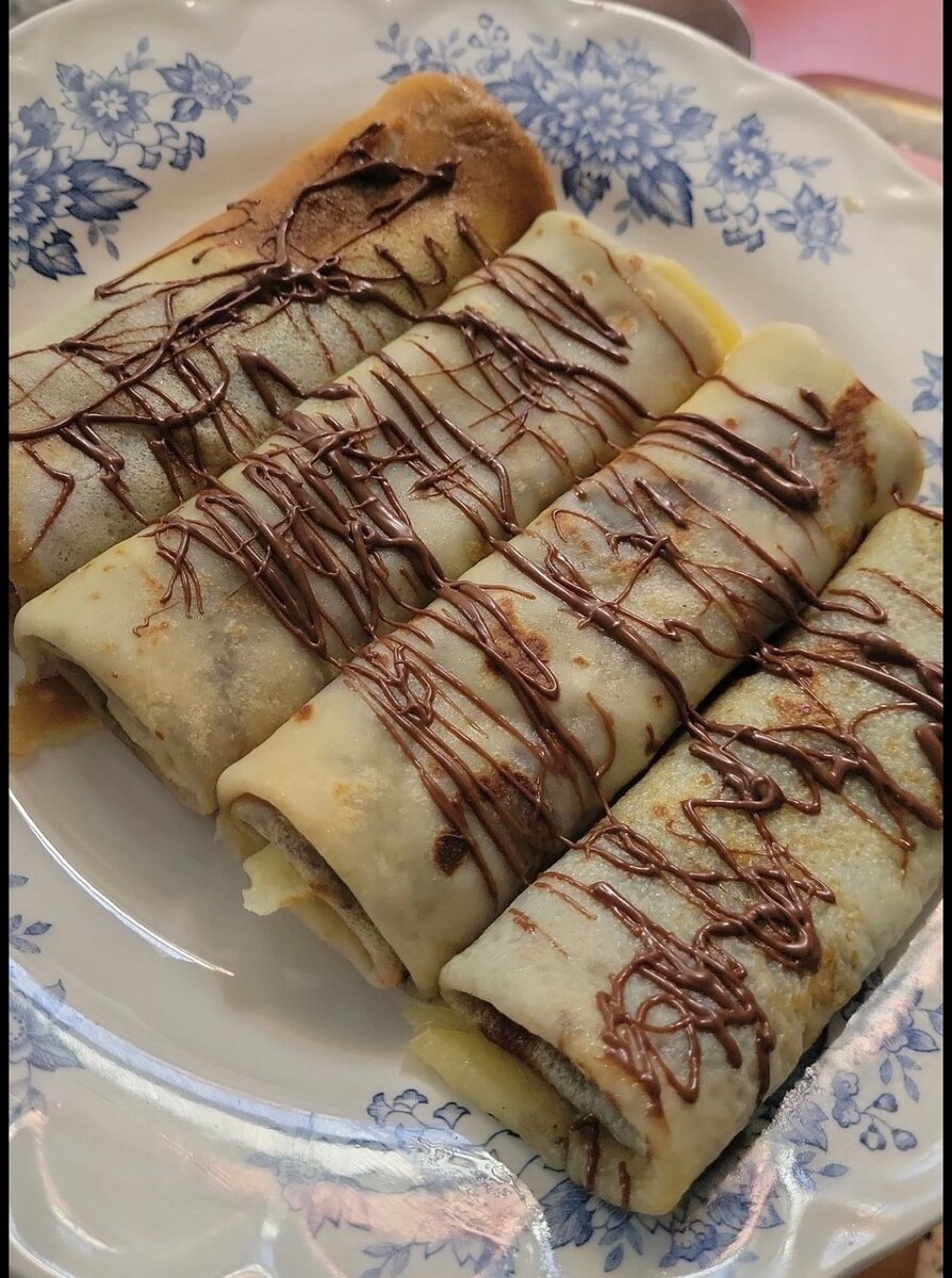 Crêpes gourmandes au chocolat