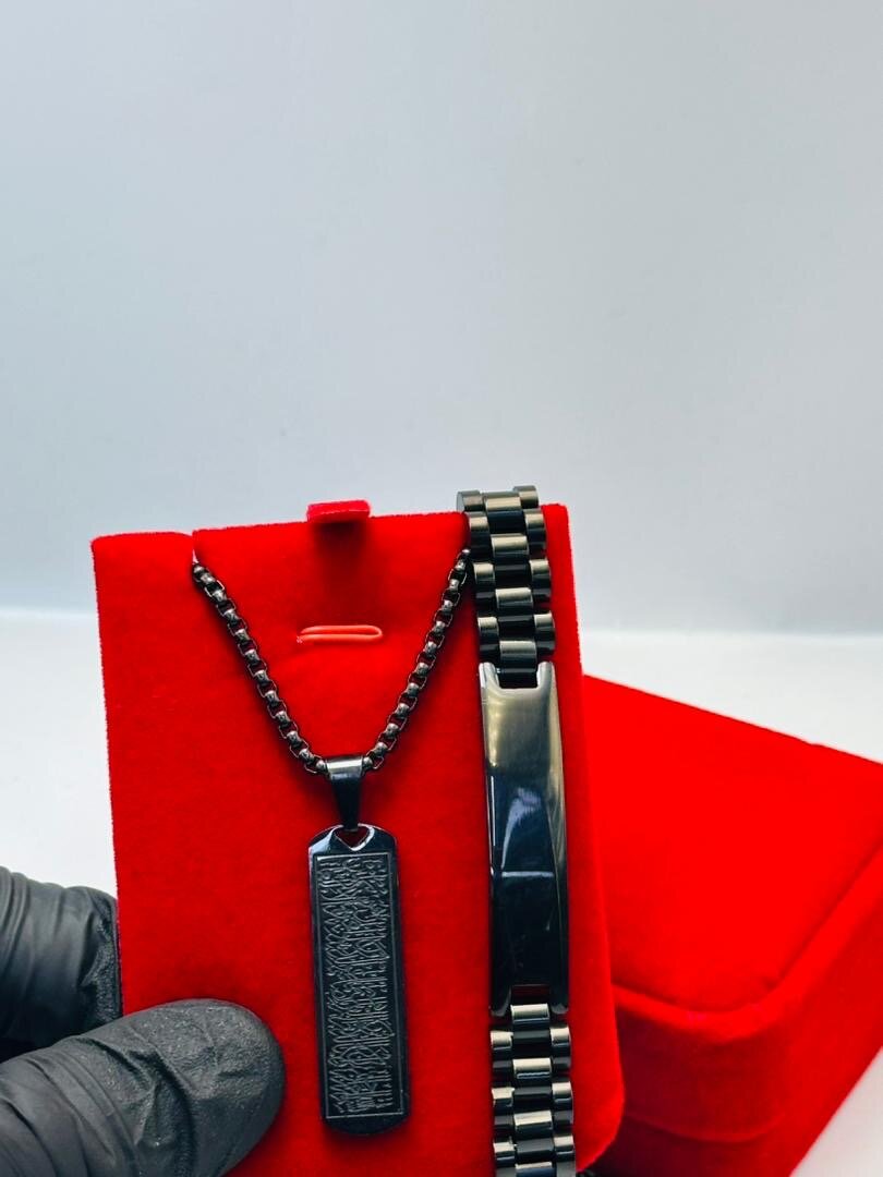 Collier et Bracelet Homme Élégant