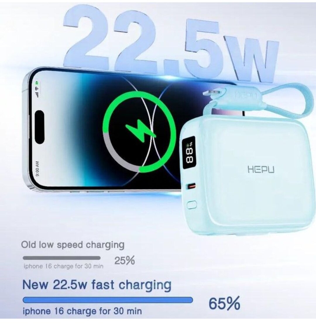 Chargeur Portable HEPU 10000mAh