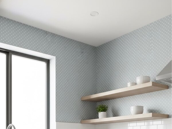 Papier Peint Bleu à Pois