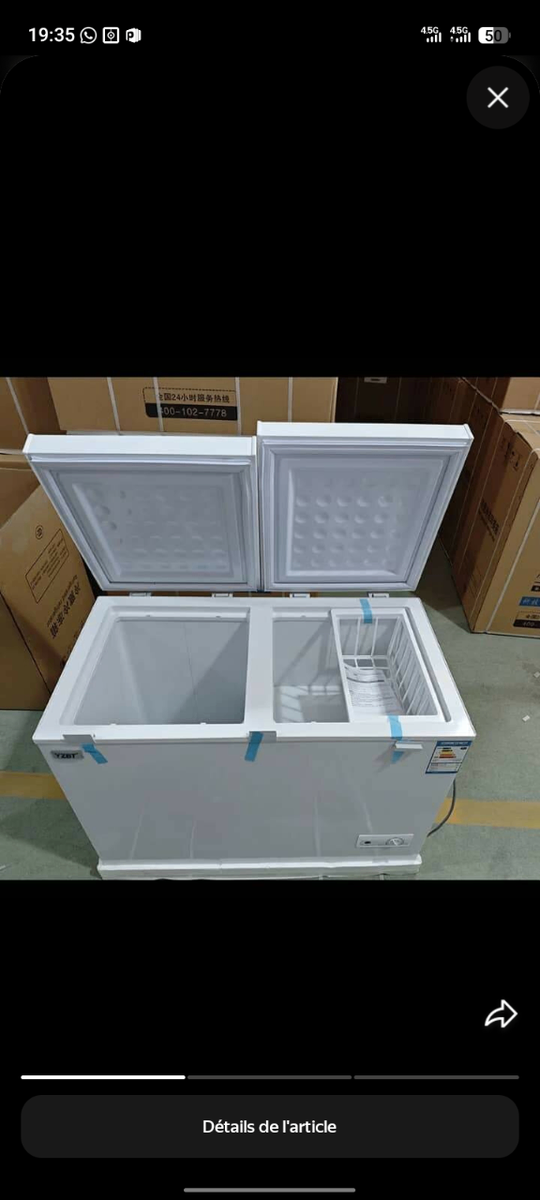 Congélateur Coffre Capacité XL