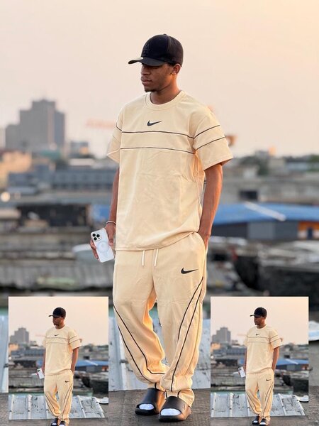 Ensemble survêtement Nike homme beige