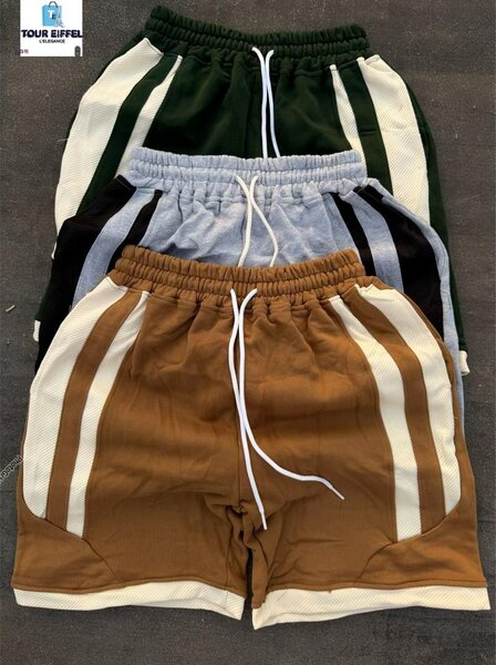 Shorts homme sport rayé