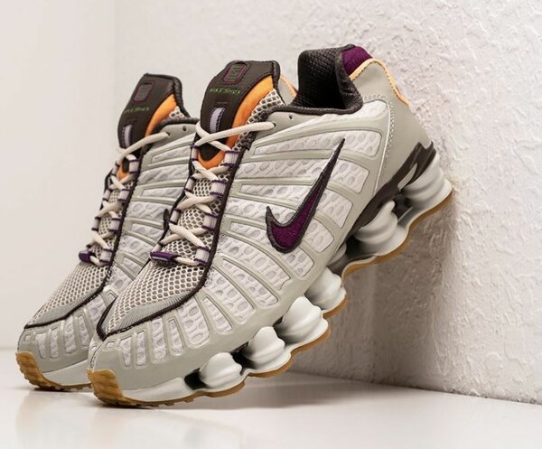 Nike Shox Blanc Violet