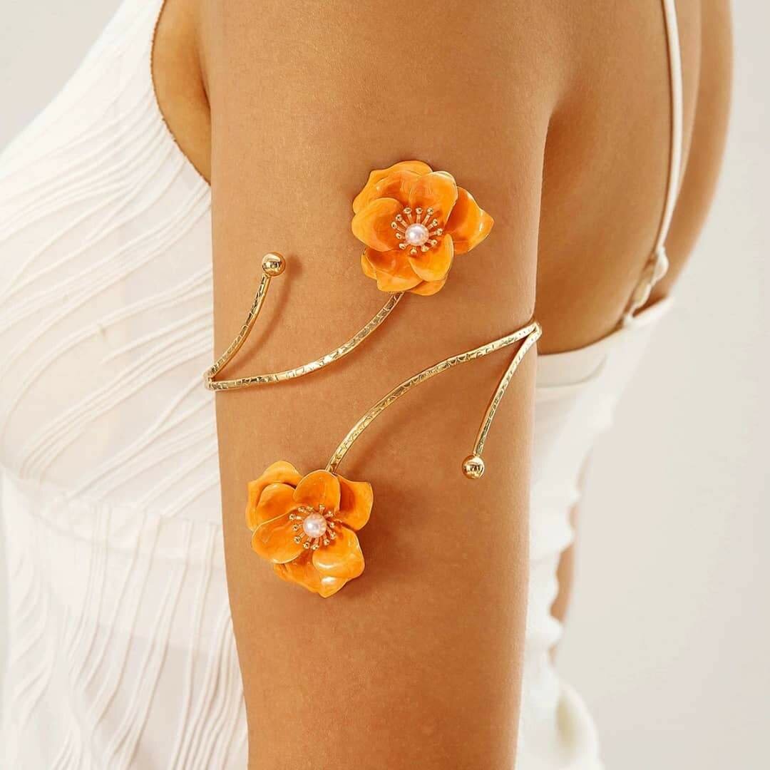 Bracelet de bras floral chic