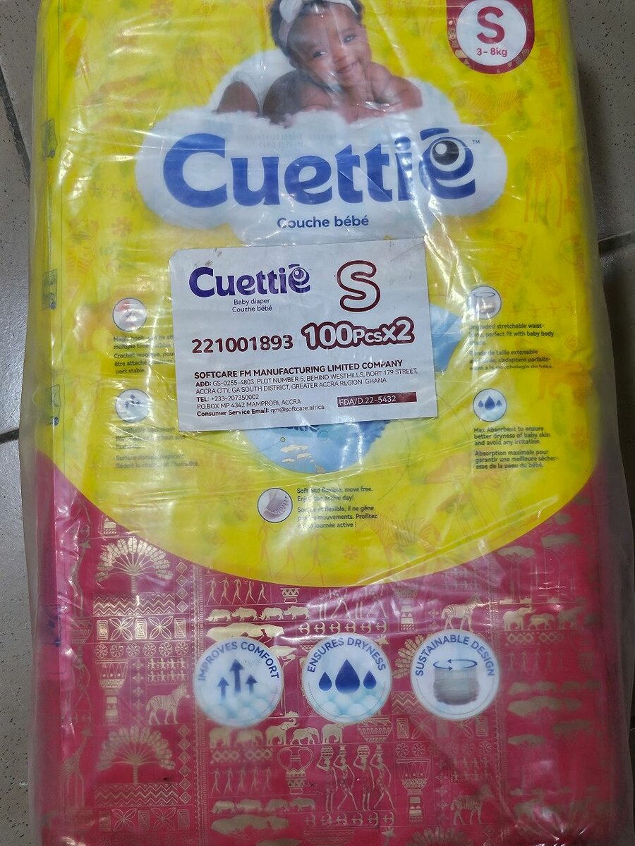 Couches Bébé Cuettie S et L