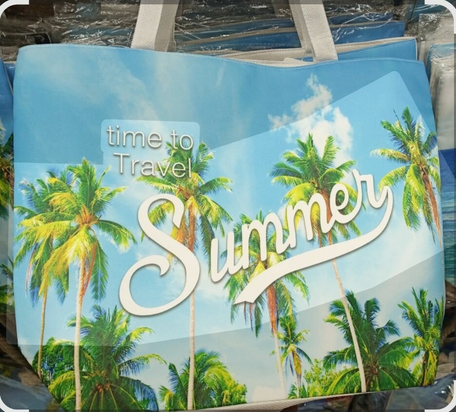 Sac de Plage 'Été' Tropical