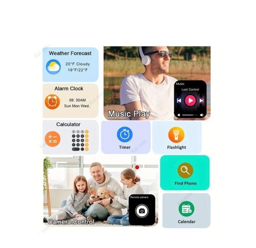 Montre Connectée Étanche