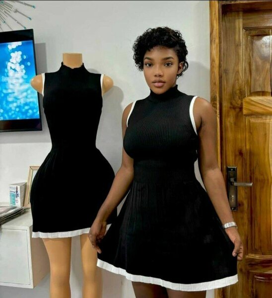 Robe évasée élégante