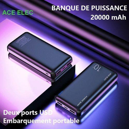 Chargeur portable 20000mAh ACE ELEC