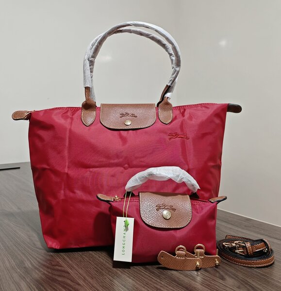 Sac cabas Longchamp Le Pliage Cuir