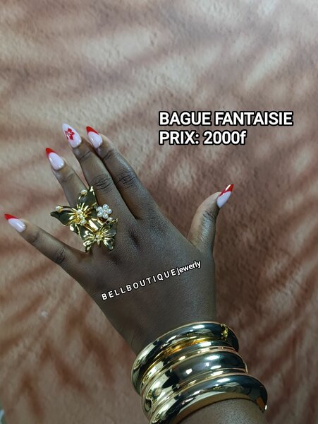 Bague Fantaisie Dorée