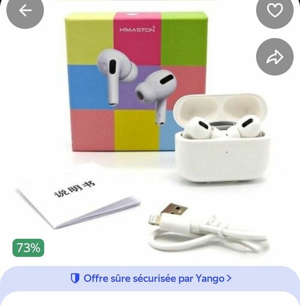 Écouteurs sans fil Bluetooth