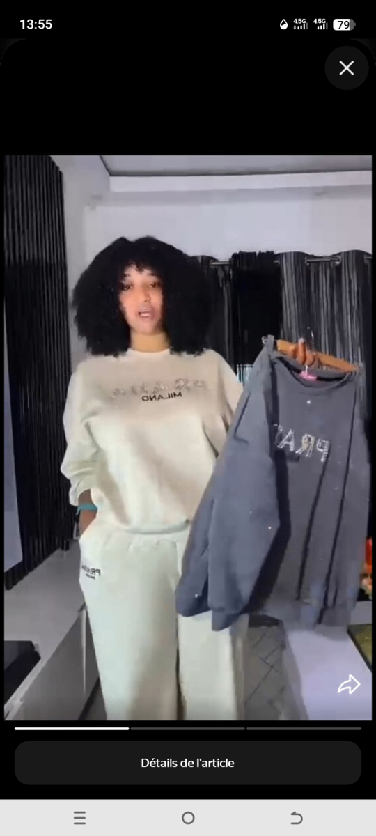 Sweat-shirt Oversize Femme