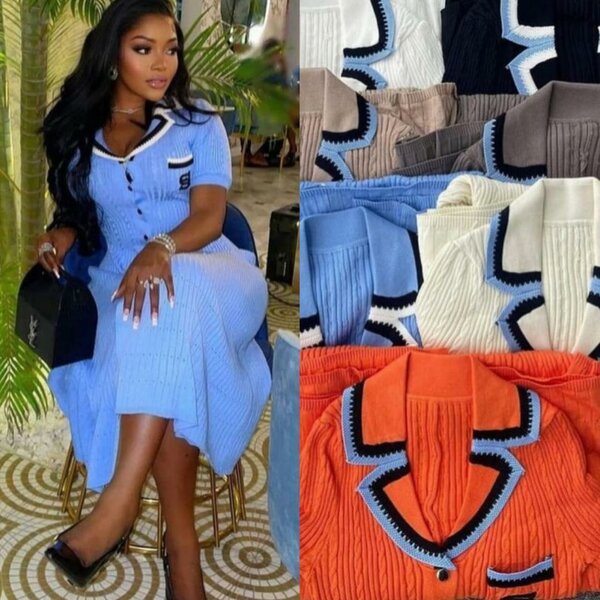 Robe Tricot Élégante