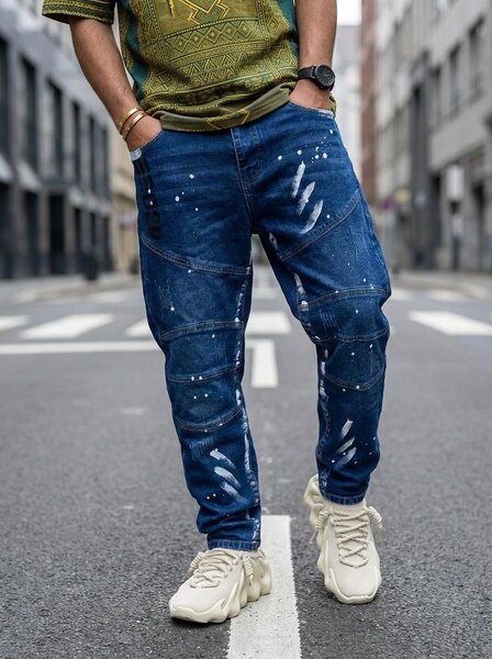 Jeans homme déchirés et décontractés