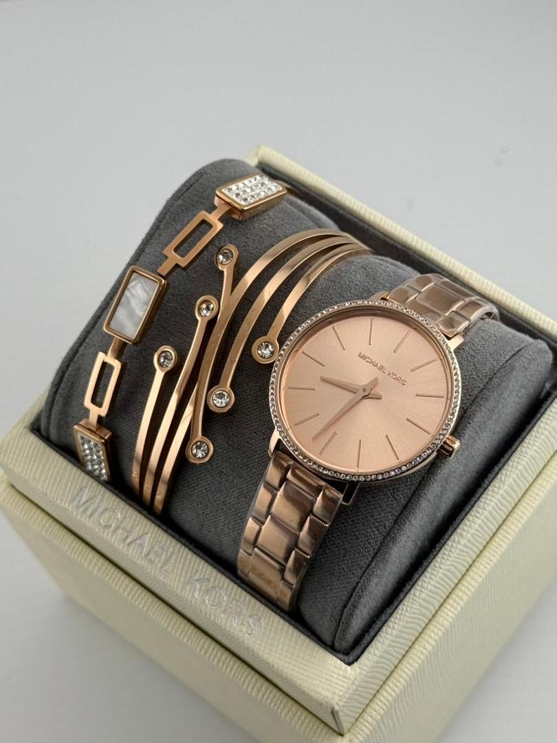 Montre Michael Kors en or rose