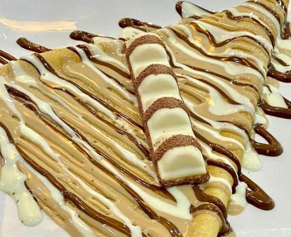 Crêpe chocolat et noisettes