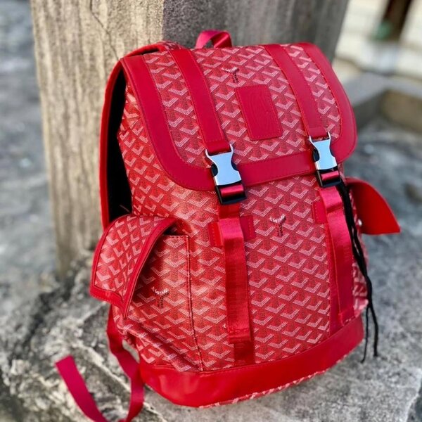 Sac à dos urbain rouge stylé