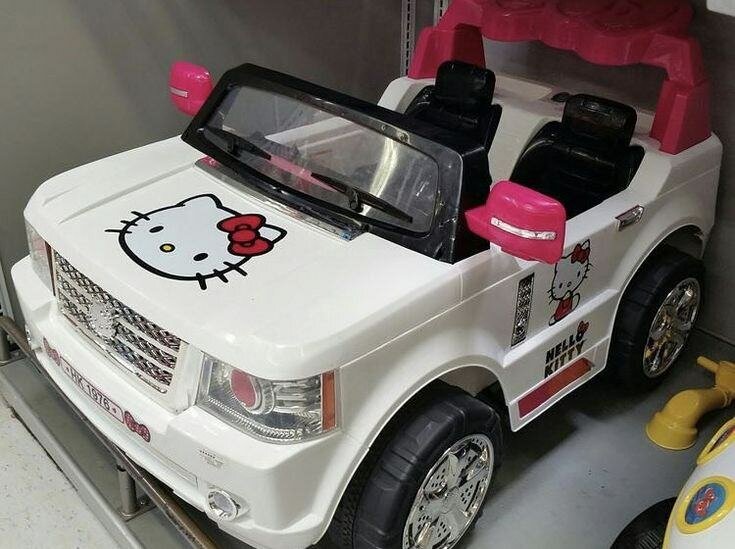 Voiture électrique Hello Kitty pour enfants