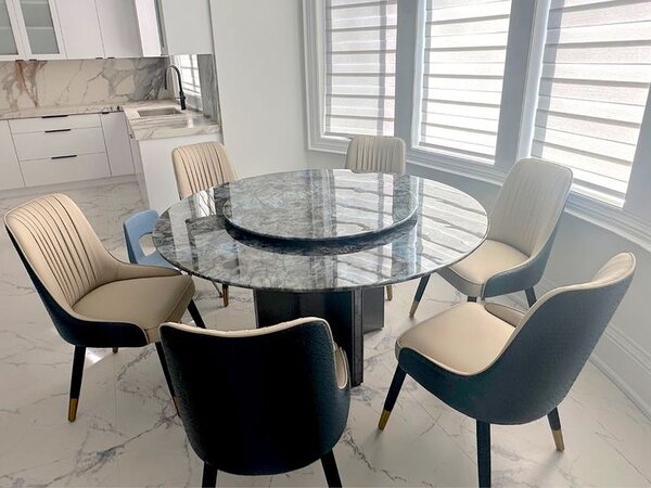 Table à manger ronde moderne