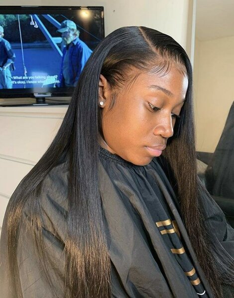 Perruque lisse taille 24