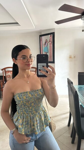 Haut Bustier Floral pour Femme