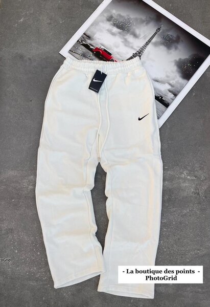 Pantalon de jogging Nike blanc