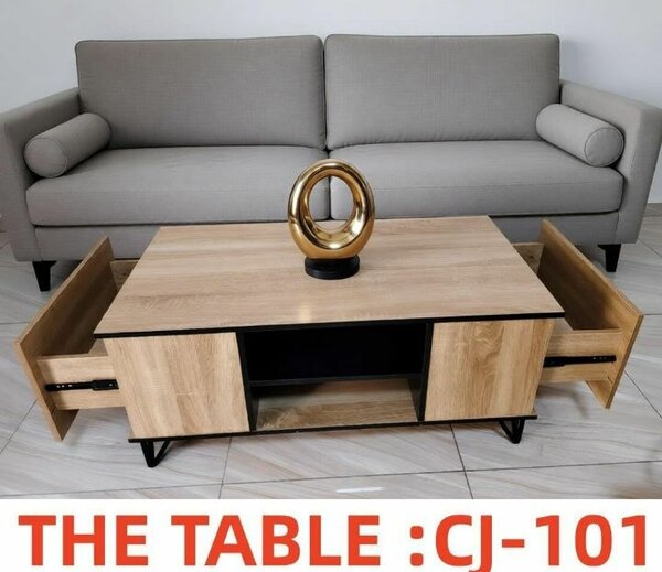 Table basse design en bois CJ-101