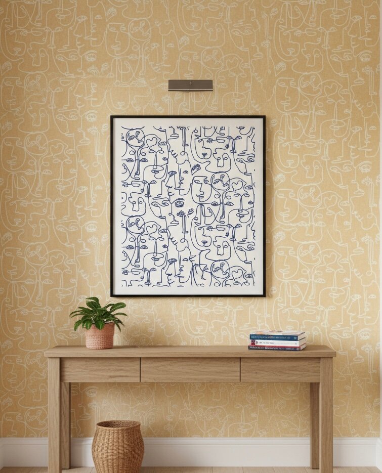 Papier peint moderne abstrait